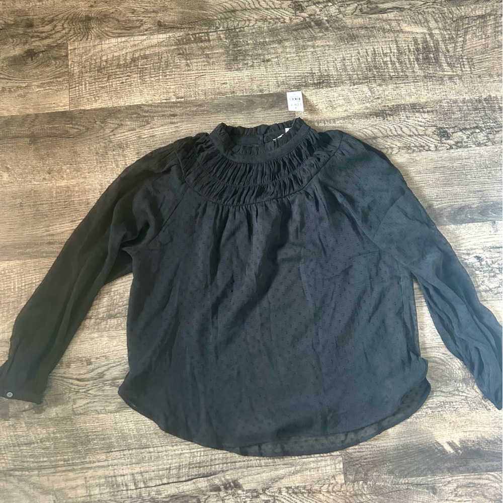 LOFT Black Blouse